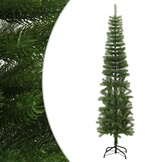 Smal Kunstkerstboom 240 cm PE met Standaard - 51% Korting