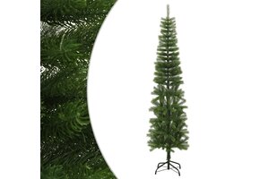 Smal Kunstkerstboom 240 cm PE met Standaard - 51% Korting