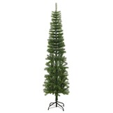 Smal Kunstkerstboom 240 cm PE met Standaard - 51% Korting
