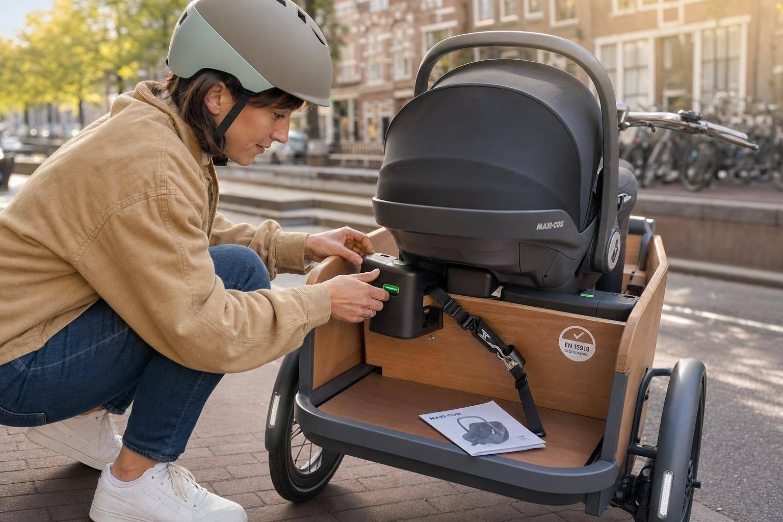 Maxi-Cosi op de fiets: mag het en hoe doe je het veilig?
