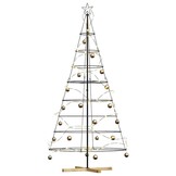 VidaXL Kerst Cone Boom Zwart 210cm Staal met 52% Korting