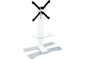 Witte TV-standaard 55" | Metaal | 30kg | 49% Korting