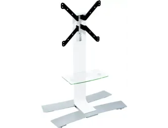 Witte TV-standaard voor 55" TV's | 1 Plank | 30kg | 54% Korting