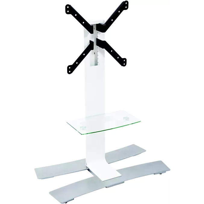 Witte TV-standaard voor 55" TV's | 1 Plank | 30kg | 54% Korting