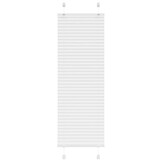 Plissé rolgordijn Wit 45x150 cm - 45% Korting