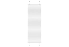 vidaXL Plissé rolgordijn Wit - 45x150 cm met 49% korting