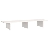 Monitorstandaard Grenenhout Wit 100x27x15 cm - 62% Korting