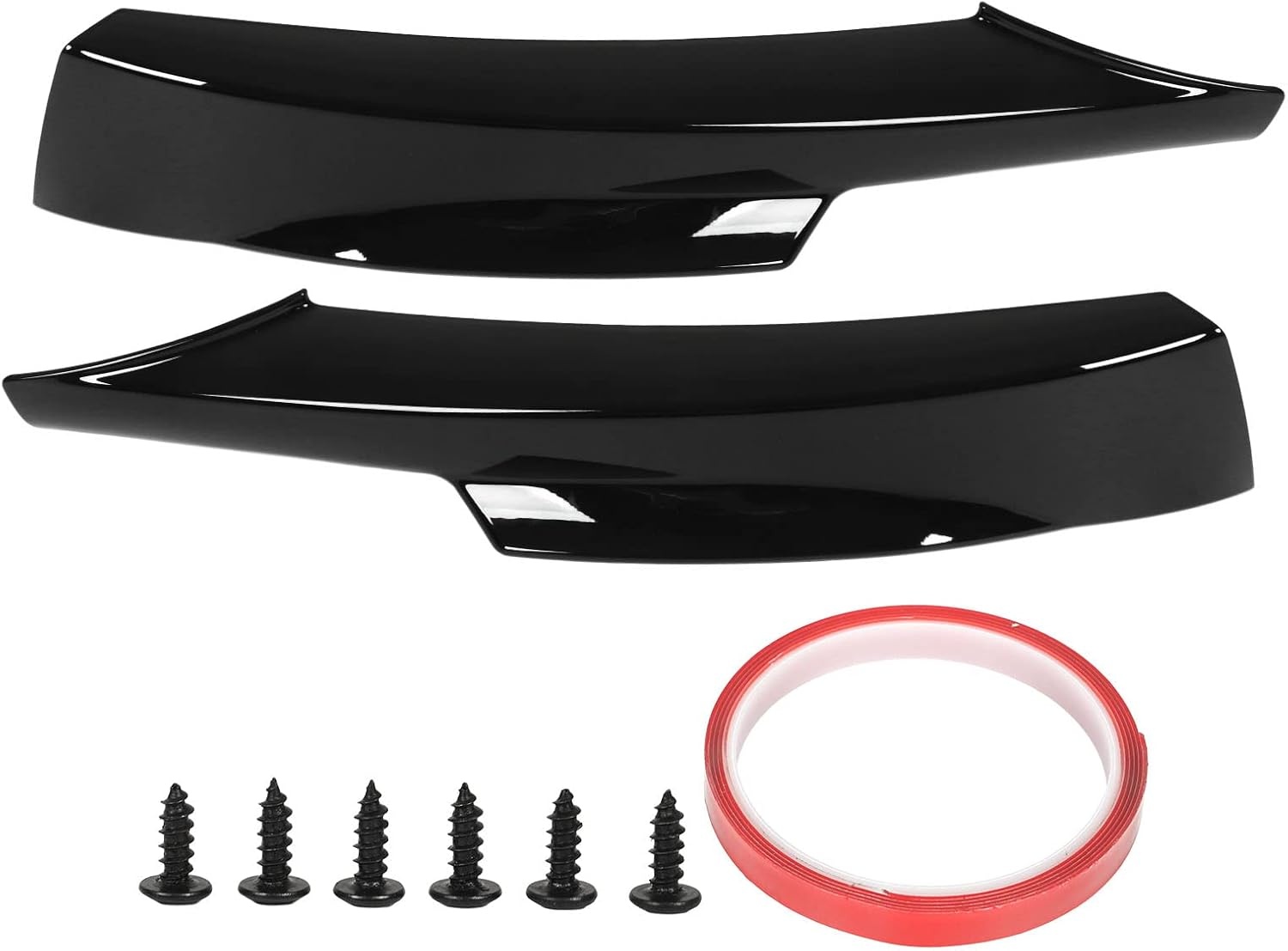 Voorbumperlip ABS Glanzend Zwart BMW E90 M Sport LCI Sedan 2009-2012 (57% Korting)
