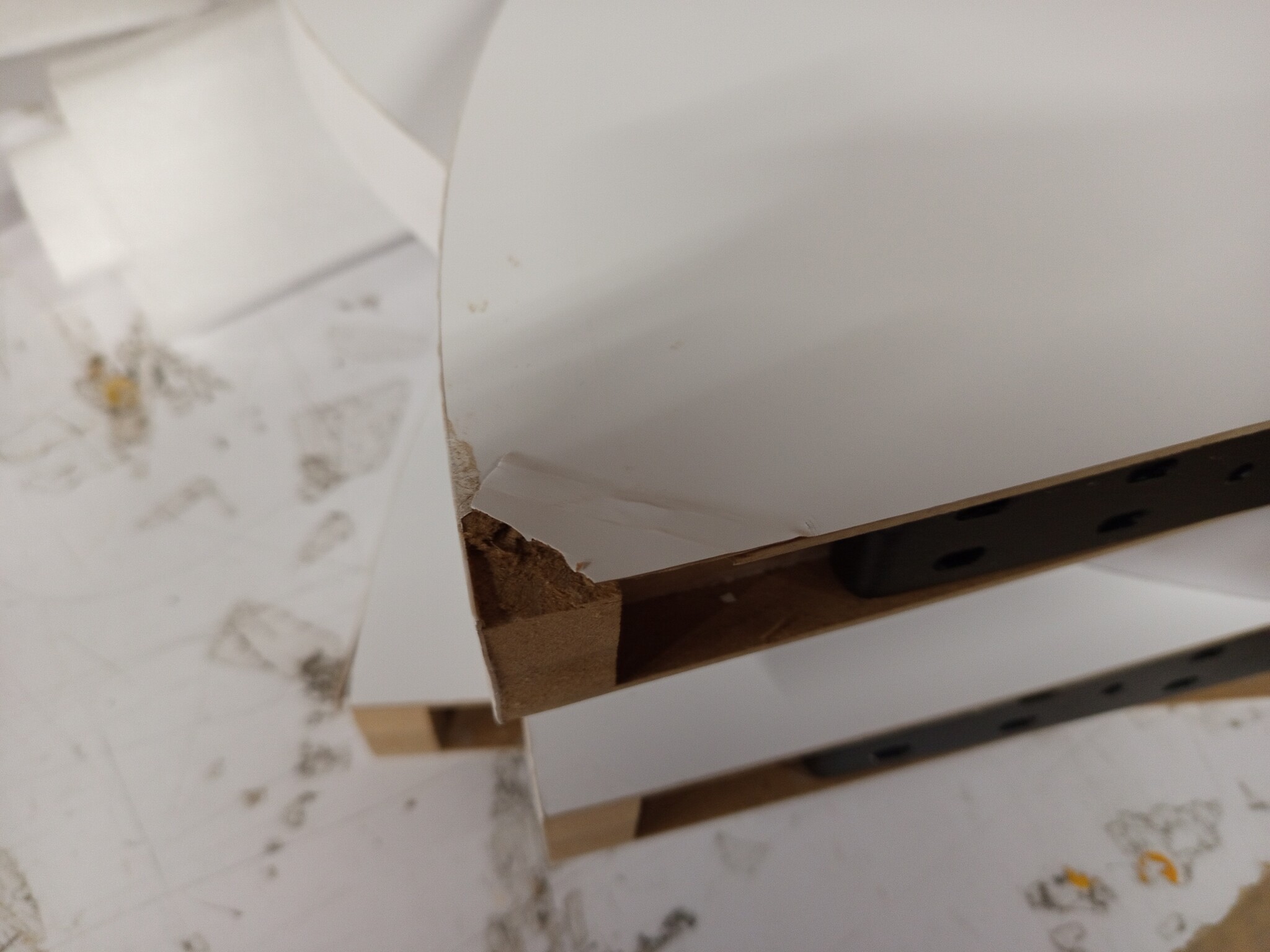Zwevende Hoekplanken MDF Wit (4 stuks) - 69% Korting