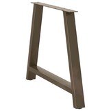 vidaXL Salontafelpoten 2 st A-vormig 90x(72-73) cm staal