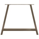 vidaXL Salontafelpoten 2 st A-vormig 90x(72-73) cm staal