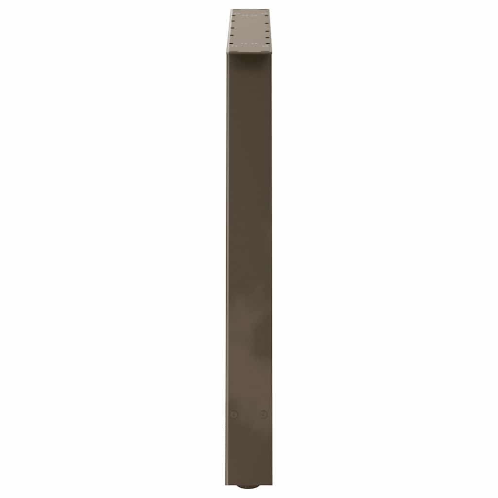 vidaXL Salontafelpoten 2 st A-vormig 90x(72-73) cm staal