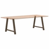 vidaXL Salontafelpoten 2 st A-vormig 90x(72-73) cm staal