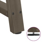 vidaXL Salontafelpoten 2 st A-vormig 90x(72-73) cm staal