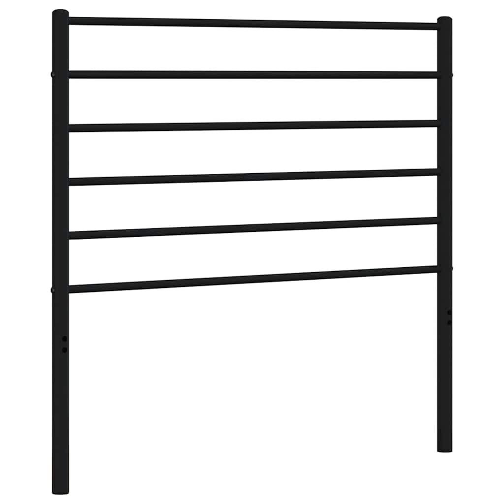 VidaXL Hoofdbord Metaal Zwart 100 cm - 43% Korting