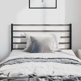 VidaXL Hoofdbord Metaal Zwart 100 cm - 43% Korting