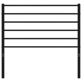 VidaXL Hoofdbord Metaal Zwart 100 cm - 43% Korting