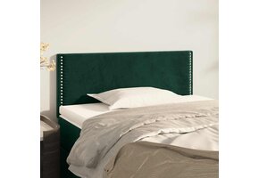 Donkergroen fluwelen hoofdbord 100cm - 55% korting!