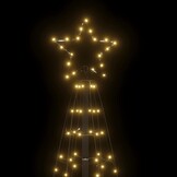 vidaXL LED-kerstboom 180cm Warm Wit - 46% Korting