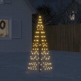 LED-kerstboom vlaggenmast 180cm 200 LED's warm wit - 44% Korting