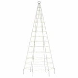 VidaXL LED Kerstboom voor Vlaggenmast 180cm 200 LED's Warm Wit - 62% Korting