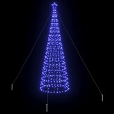 Blauwe LED Kerstboom 400cm met 800 Lampjes - 68% Korting