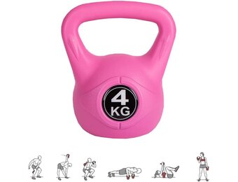 Gekleurde Kettlebell 12-20kg - Neopreen Coating, 51% Korting!