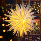 Verlichte Kerstster LED Wit 45 cm - 41% Korting