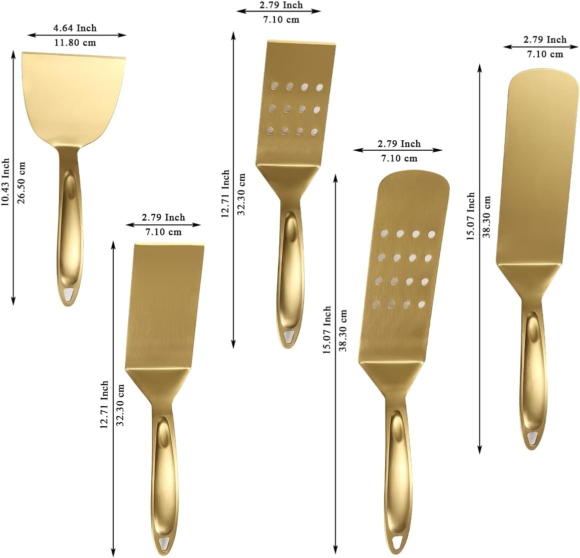 BBQ Gereedschapset 5-delig RVS met Hittebestendige Handvatten - 55% Korting