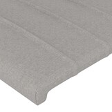 Hoofdbord Stof Lichtgrijs - 90x5x78/88 cm (64% Korting)