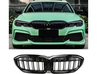 Glanzend Zwarte Dubbele Radiatorgrill voor BMW 2 Serie F22/F23/M2 (2014-2018) - 53% Korting!