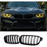 Glanzend Zwarte Dubbele Radiatorgrill voor BMW 2 Serie F22/F23/M2 (2014-2018) - 53% Korting!