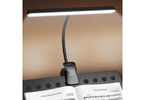 Muziekstandaard Lamp 57 LED - 3 Kleuren, 5 Helderheid, USB-C, 140u Batterij (41% Korting)