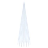 VidaXL Vlaggenmast Kerstboom, 800 cm, 1134 LED's Koudwit - 78% Korting