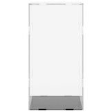 VidaXL Vitrine Acryl Transparant Zwart 22x18x35 cm met 73% Korting