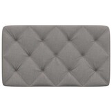 vidaXL Hoofdbordkussen 80 cm Stof Taupe - 65% Korting