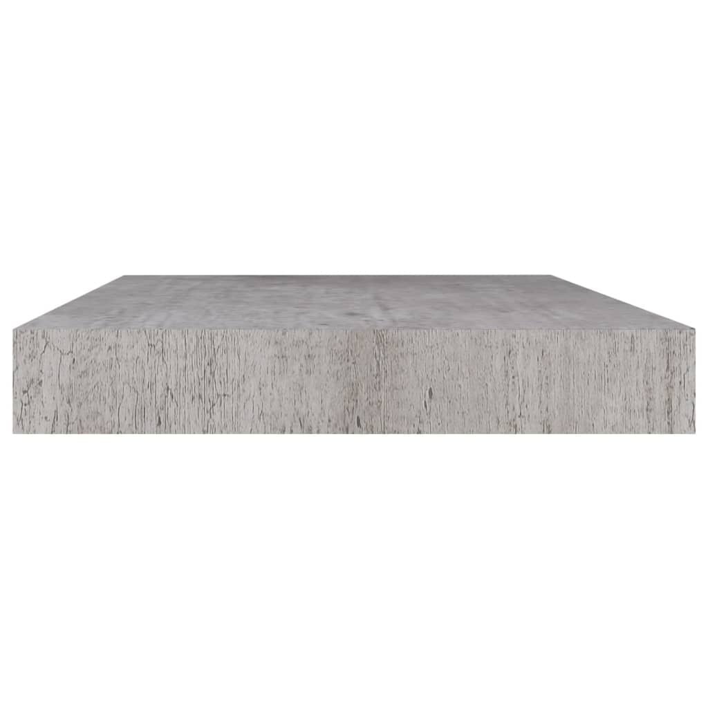 Zwevend Wandschap Betongrijs 40x23cm - 52% Korting