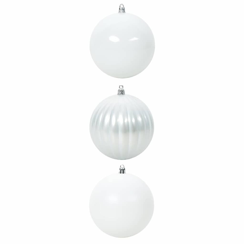 Kerstbal Set 3 Stuks Wit (67% Korting)