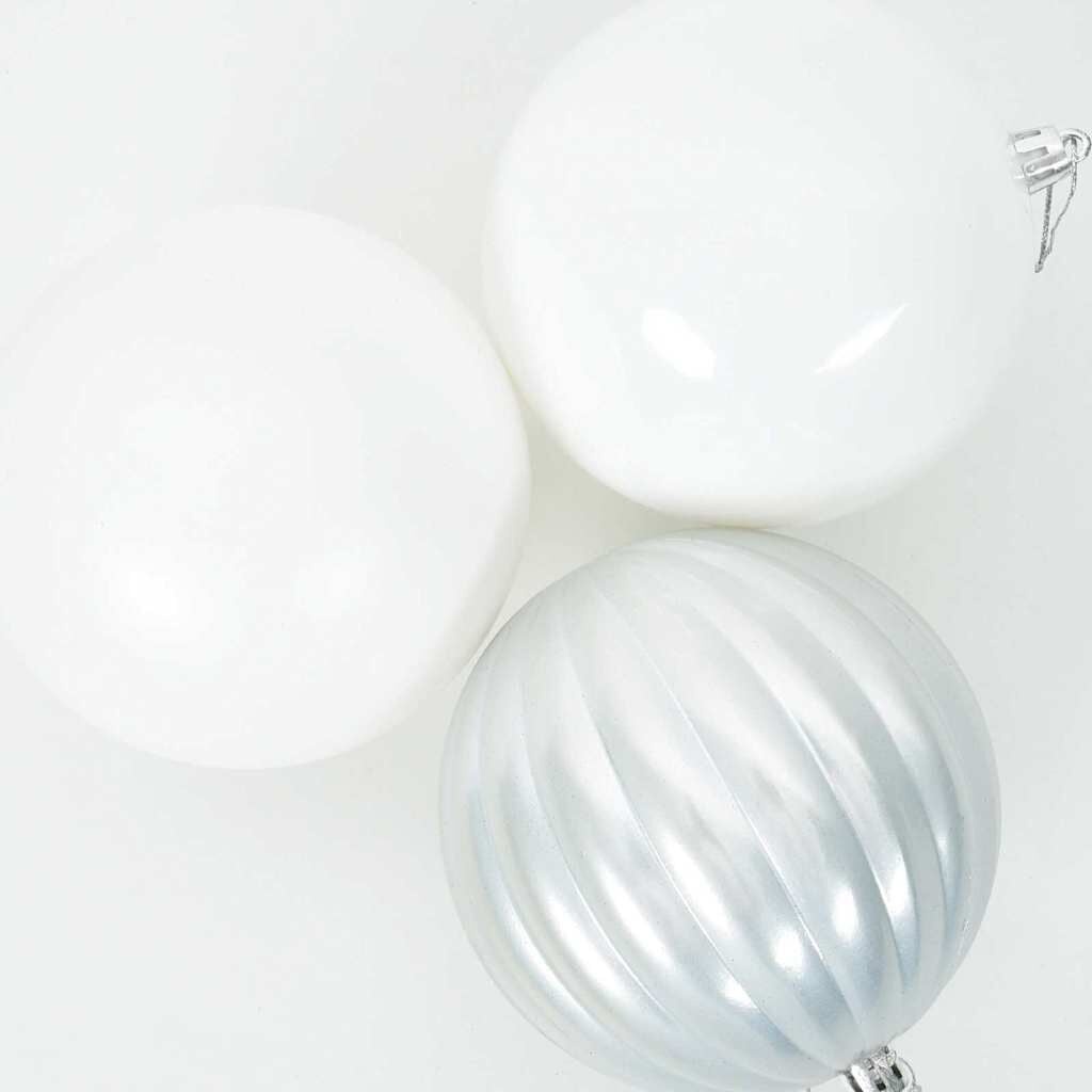 Kerstbal Set 3 Stuks Wit (67% Korting)
