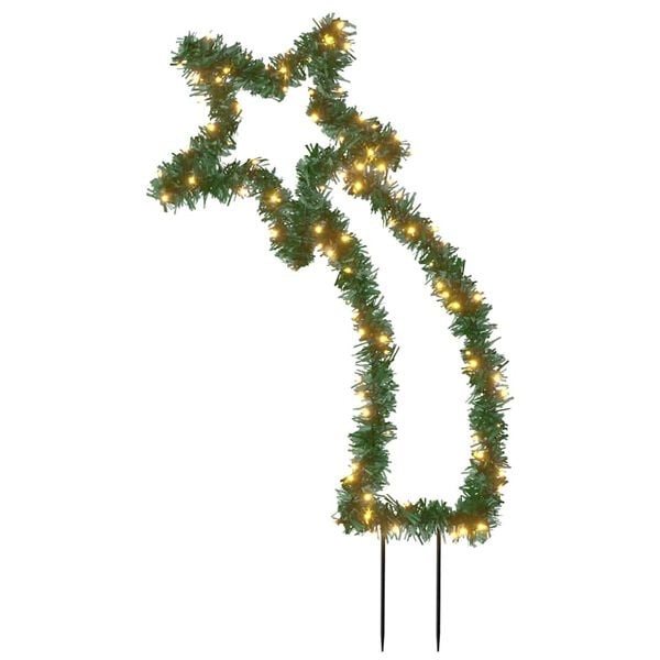 VidaXL Meteoor Kerstverlichting 115 LED's Warmwit - 45% Korting