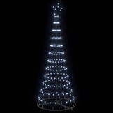 LED Kerstboom Koudwit 184.5cm met 230 Lampjes - 40% Korting