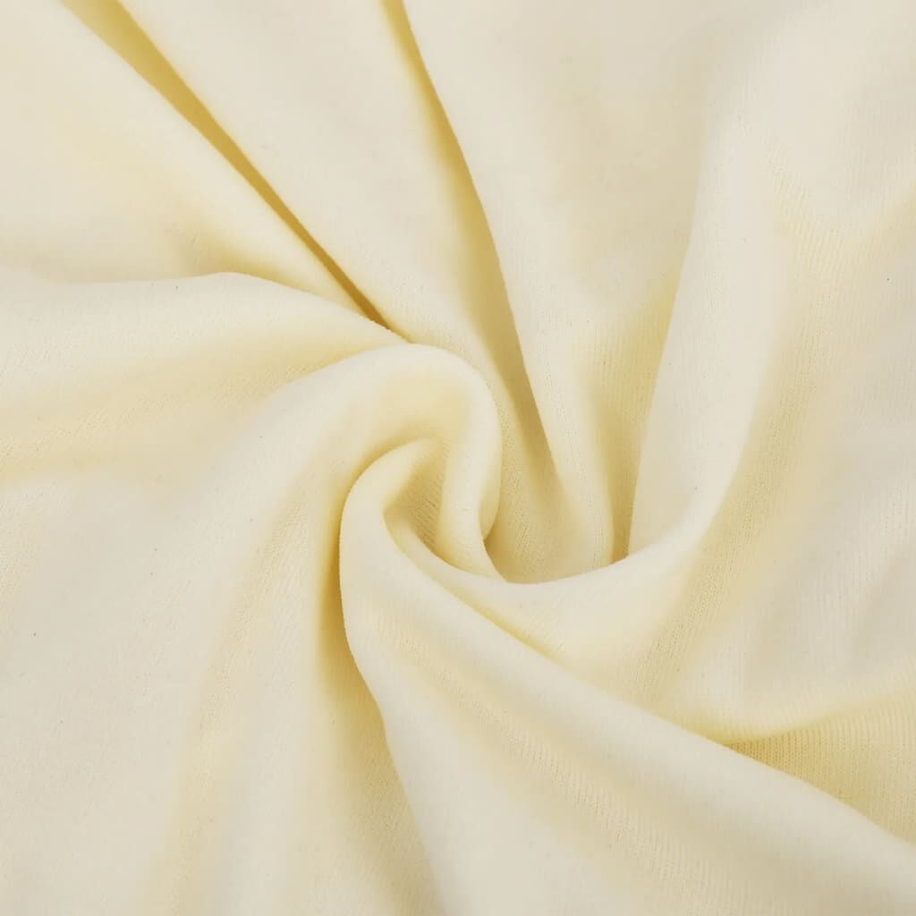 VidaXL Bankhoes Crèmekleurig Stretch Polyester Jersey (90-140cm) - 59% Korting