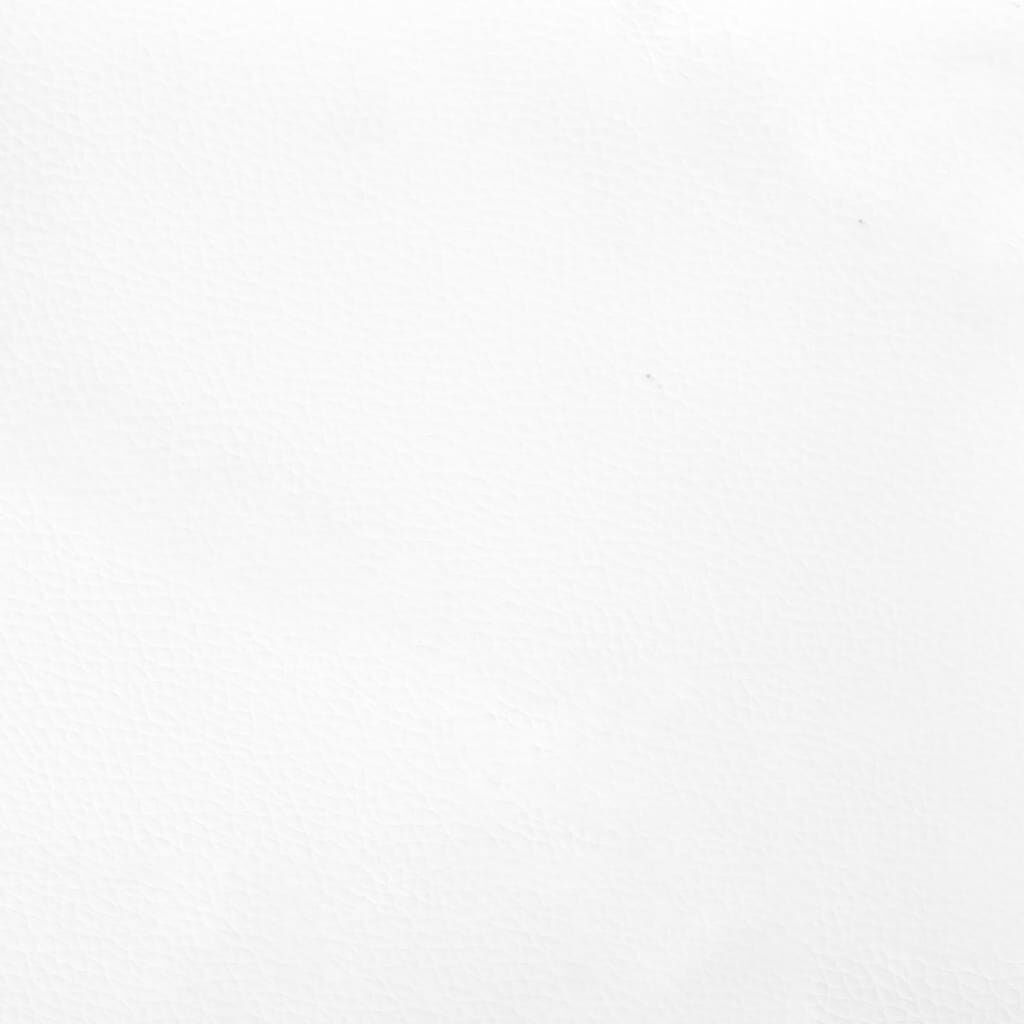2 Witte Hoofdborden van Kunstleer (80x5x78/88 cm) - 68% Korting