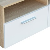 Tv-meubel Eiken & Wit 95x35x36 cm - 73% Korting
