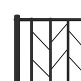 vidaXL Hoofdbord Metaal Zwart 140 cm met 72% korting