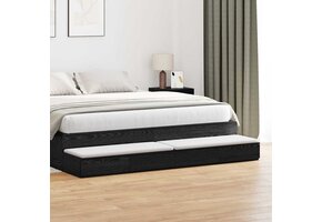 VidaXL Bedlades Zwart Eiken (62% korting) - 180 cm