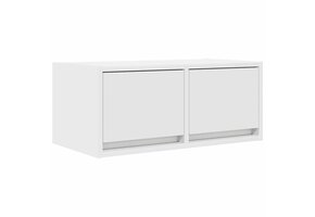 Tv-meubel Wit Bewerkt Hout - 64% Korting
