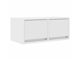 vidaXL TV-meubel 60x31x25,5 cm Bewerkt Hout Wit - 61% Korting