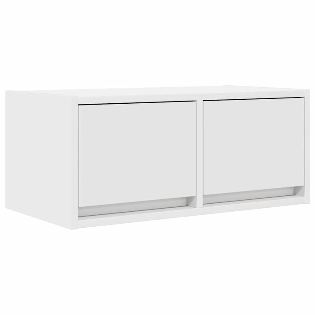 vidaXL TV-meubel 60x31x25,5 cm Bewerkt Hout Wit - 61% Korting