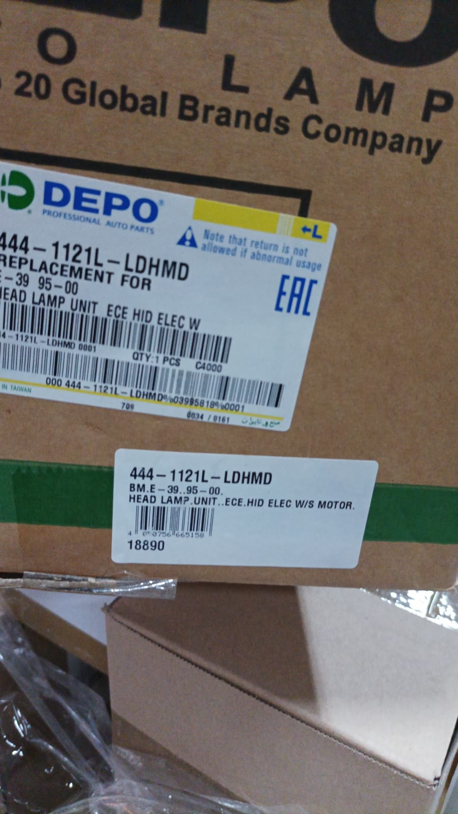 Koplamp Links BMW 5 Serie E39 (95-03) Transparant - 71% Korting